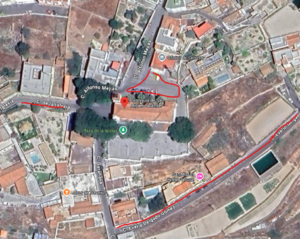 Imagen satélite de Iglesia y alrededores